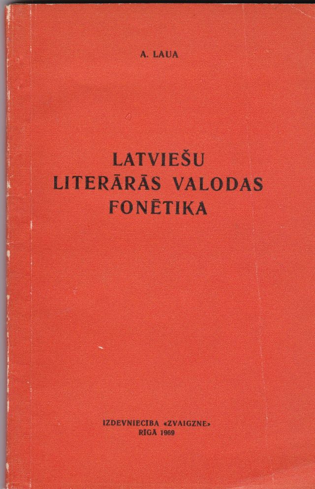 Image for Latviesu Literaras Valodas Fonetika